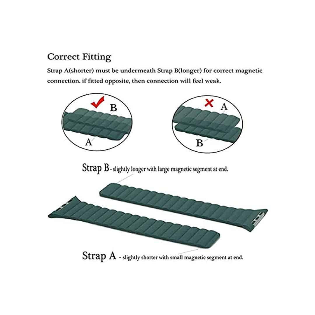 Soft Leather Magnetic Strap