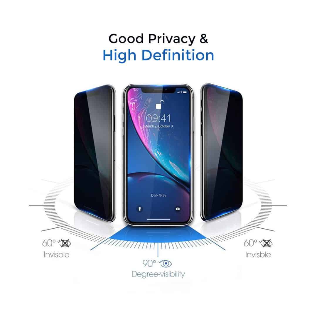 Anti Spy Privacy HD Tempered Glass for iPhone 11 Series 