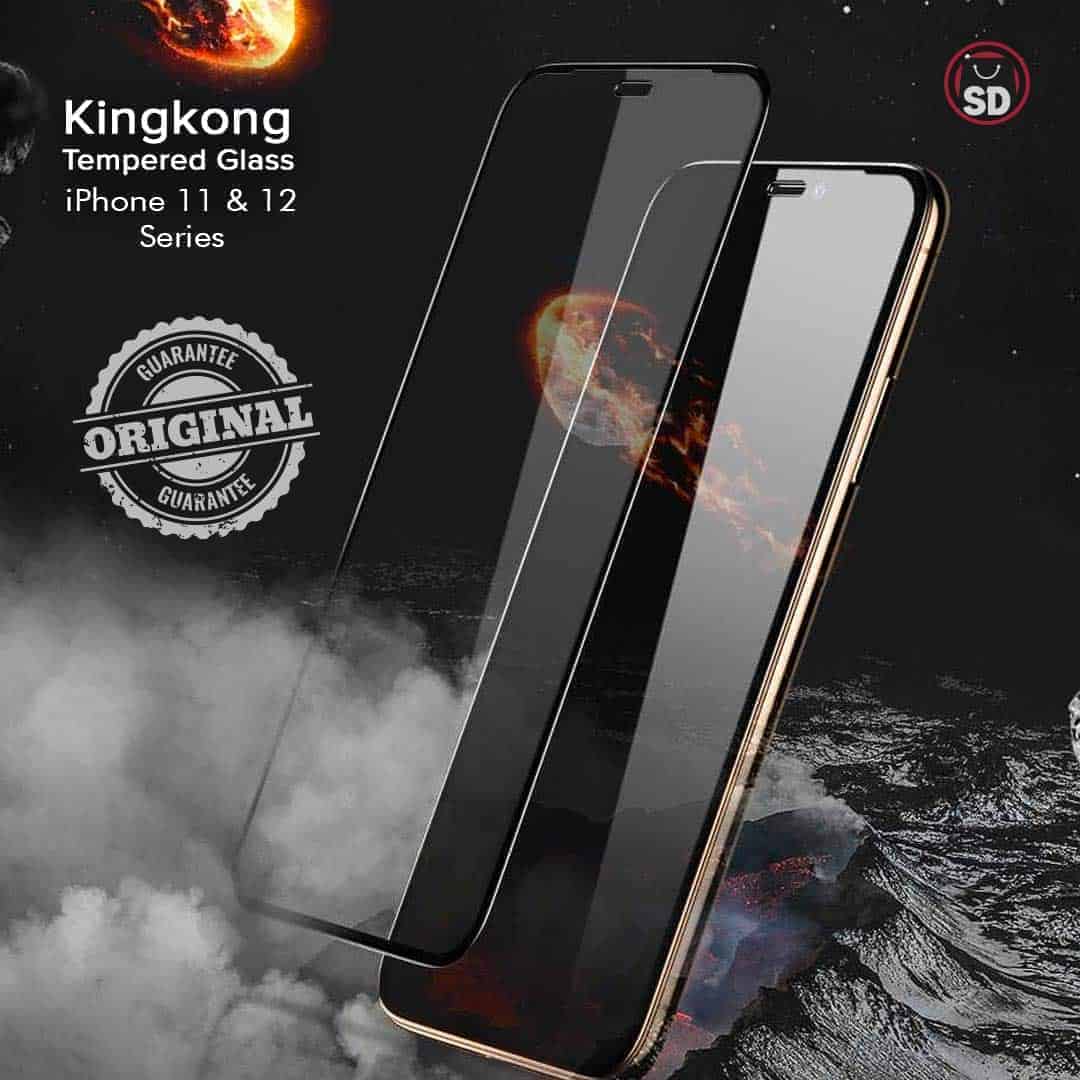 Lámina Antiespia King Kong de Vidrio Templado 3D iPhone 11 Completa