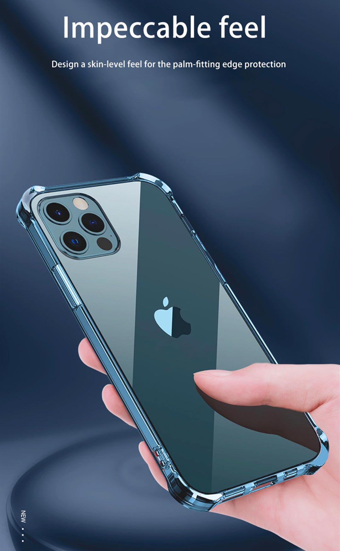 Transparent Armour Shockproof Soft Silicone Case for iPhone12