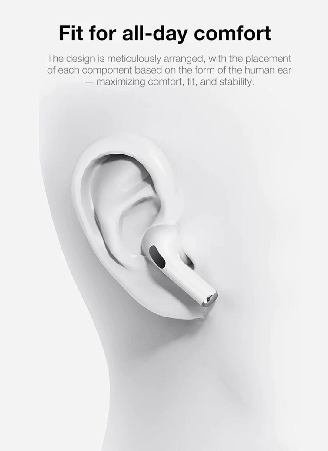 Air Pro Wireless Bluetooth Earphone Active Noise Cancellation