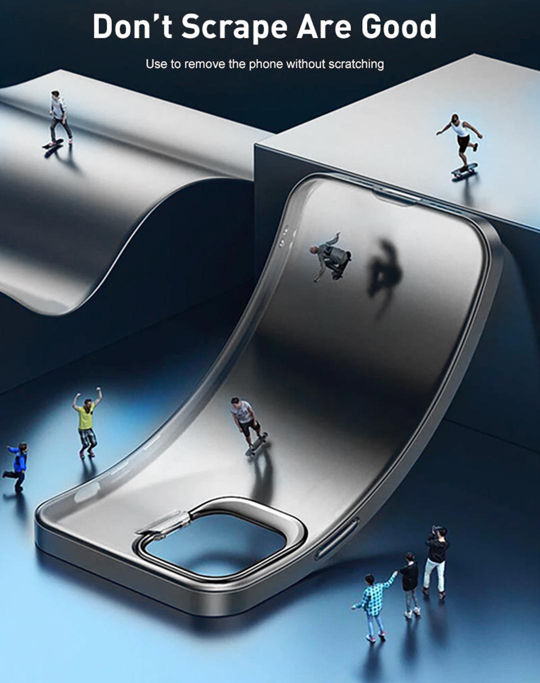 Transparent Bracket Protective Case for iPhone 12/12Pro