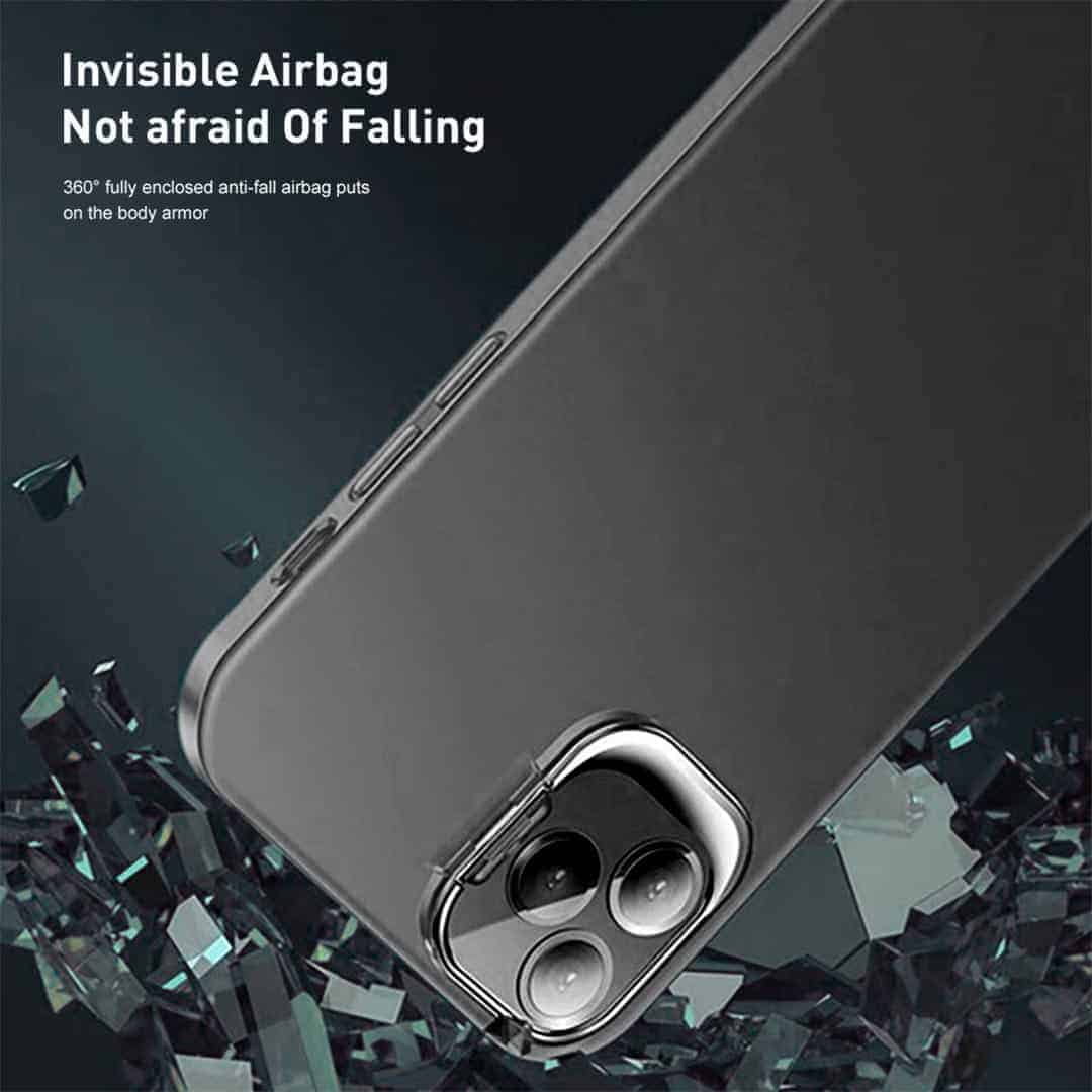 Transparent Bracket Protective Case for iPhone 12/12Pro - Shoppodiction.com