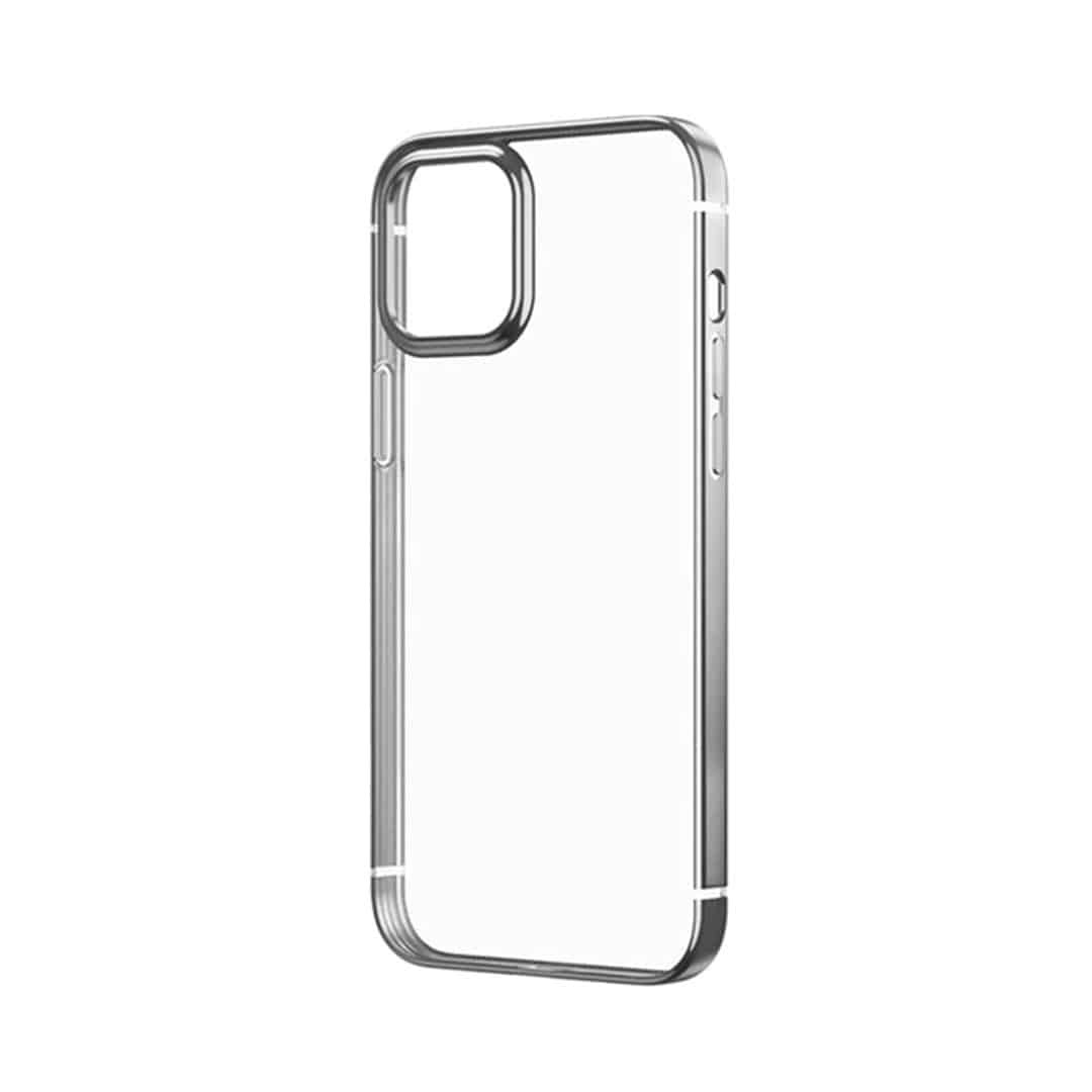 Silver Bumper with Transparent Back Soft TPU Case - Shoppodiction.com