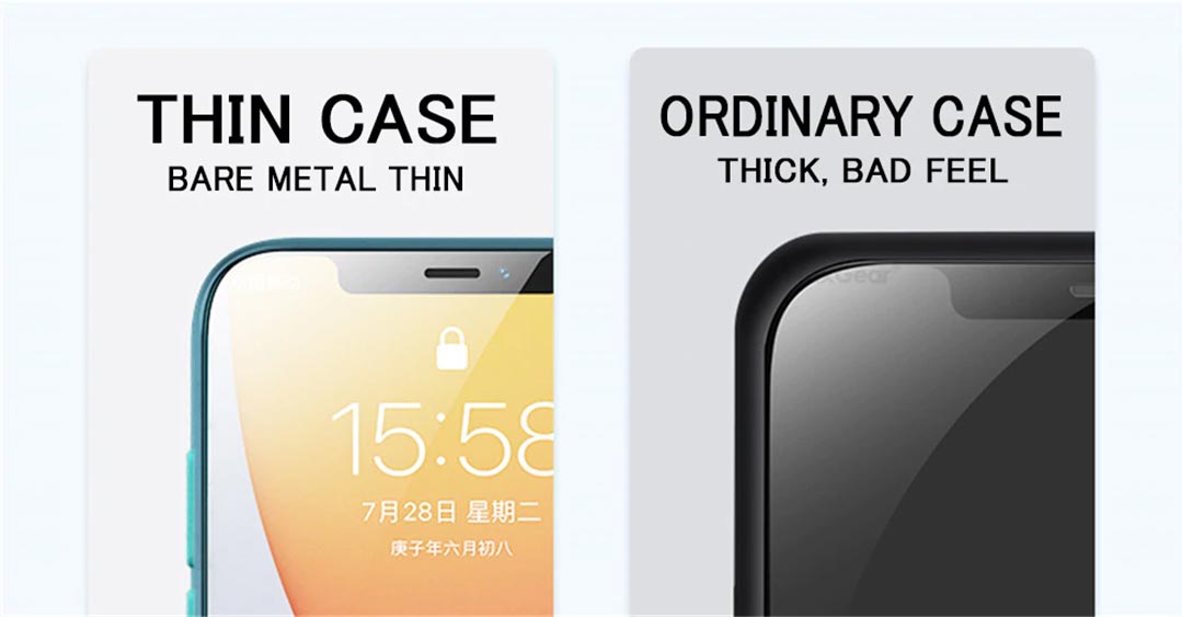 Luxury Ultra Thin Matte Case with Camera Protection