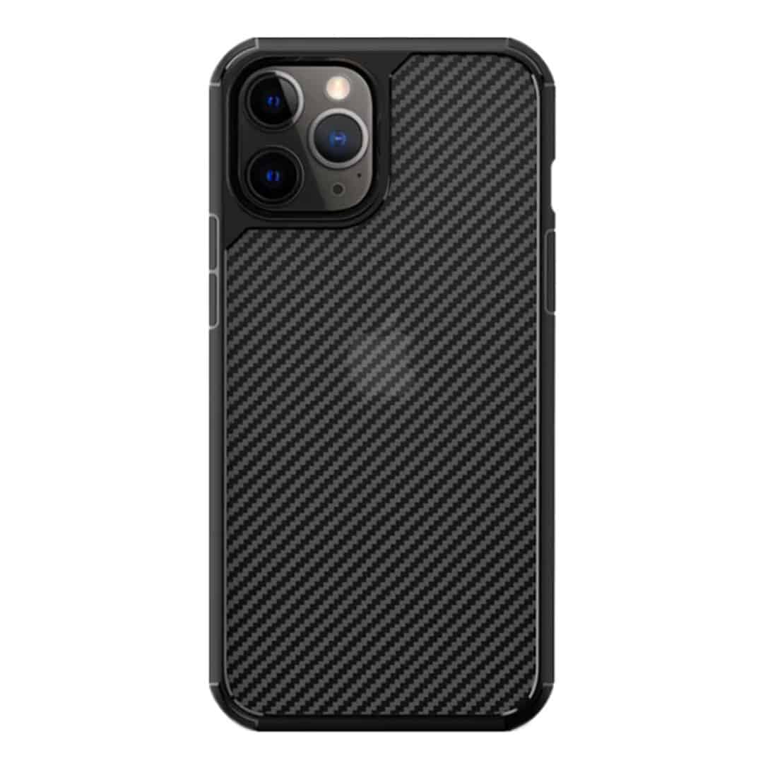 Carbon Fibre Shockproof Slim Translucent Case - iPhone 12 Series