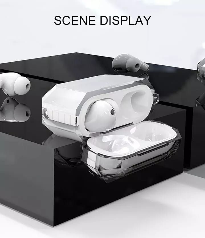 Diamond Cut Transparent AirPods Pro Case