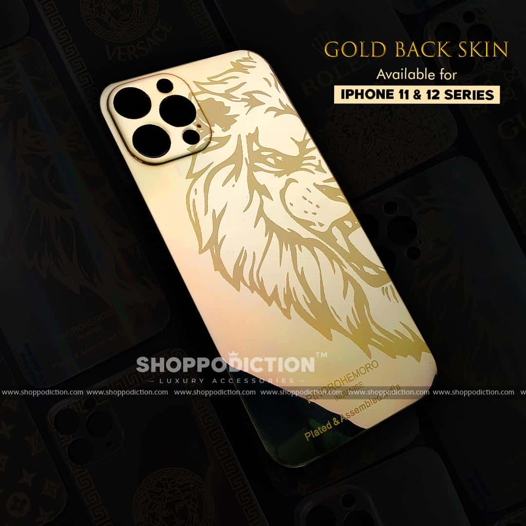 Gold Back Skin for iPhone