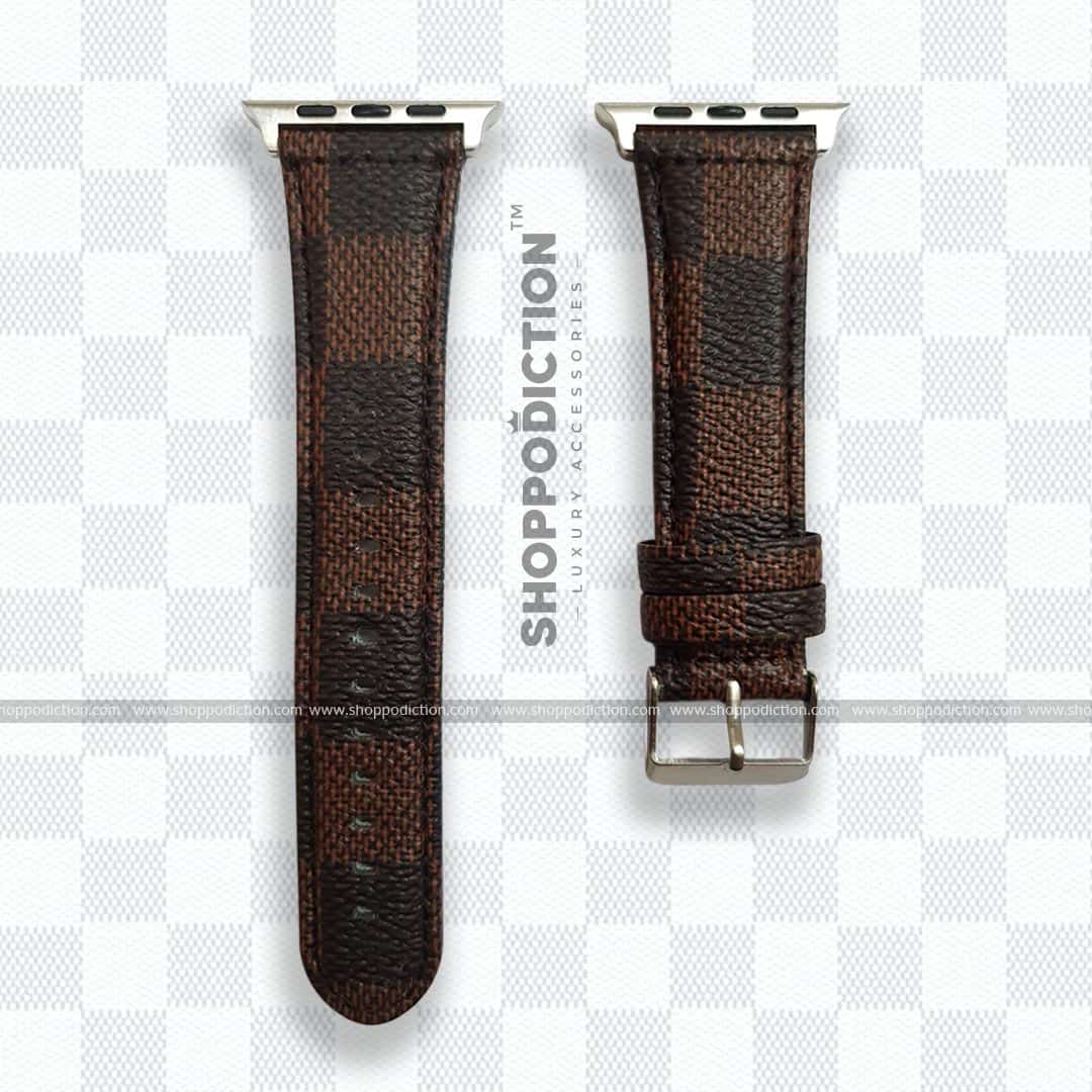 Louis Vuitton Apple Watch Band LV Brown Loop Luxury Genuine Leather