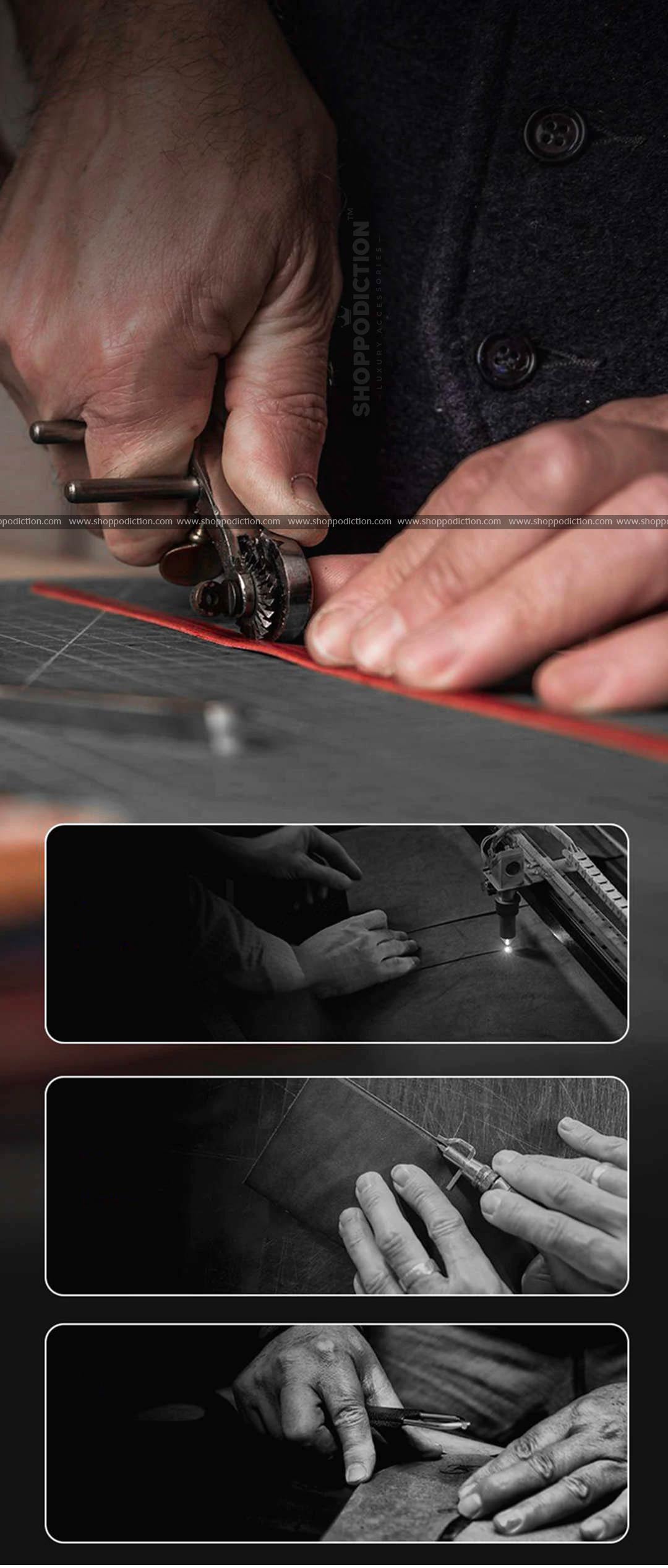 Luxury Handmade Carbon Fiber with Gold Plating Case